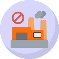 No Fossil Fuels Vector Icon Design