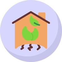 diseño de icono de vector de casa verde