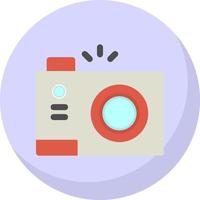 Compact Camera Vector Icon Design