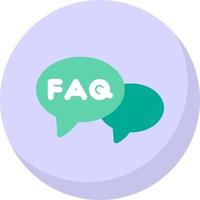 FAQ Vector Icon Design