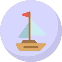 Boat Vector Icon Design