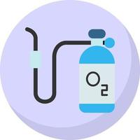 diseño de icono de vector de tanque de oxígeno