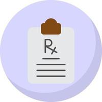 Prescription Vector Icon Design