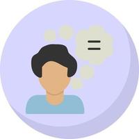 Thinking Vector Icon Design