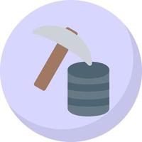 diseño de icono de vector de minería de datos