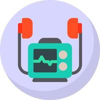 Defibrillator Vector Icon Design