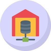 Data Warehouse Vector Icon Design