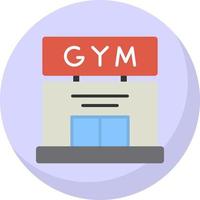 diseño de icono de vector de gimnasio