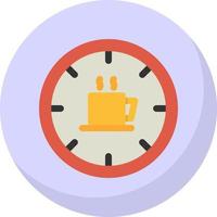 diseño de icono de vector de tiempo de café