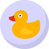 Rubber Duck Vector Icon Design