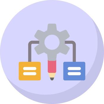 diseño de icono de vector de algoritmo de diseño