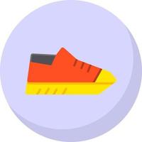 diseño de icono de vector de zapatos de gimnasio