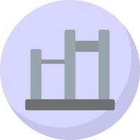 Chin Ups Vector Icon Design