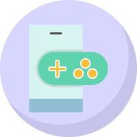 Mobile Gaming Vector Icon Design