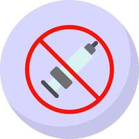 No Steroids Vector Icon Design