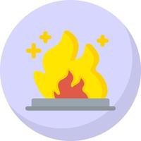 Fire Energy Vector Icon Design