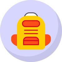 Backpack Vector Icon Design