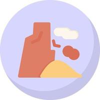 Cliff Vector Icon Design