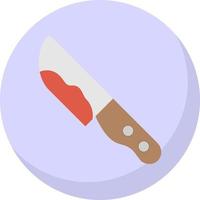 Knife Blood Vector Icon Design