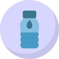 Water Flask Vector Icon Design