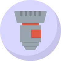 Camera Lens Vector Icon Design