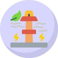 Wave Power Vector Icon Design