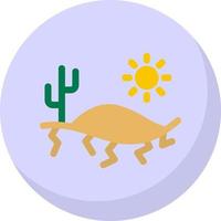 Desert Heat Vector Icon Design