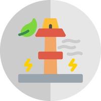 Wave Power Vector Icon Design