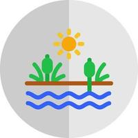 pantano vector icono diseño