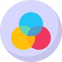 Venn Diagram Vector Icon Design