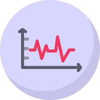 Inflation Graph Vector Icon Design