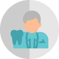 Male Dentist Vector Icon Design