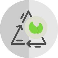 Zero Emission Vector Icon Design