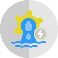 Hydro Power Vector Icon Design