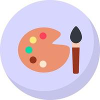 Paint Palette Vector Icon Design