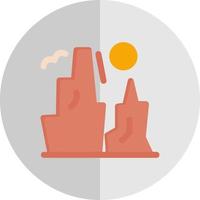 Grand Canyon Vector Icon Design