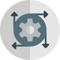 Data Transformation Vector Icon Design