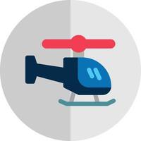 Helicopter Vector Icon Design