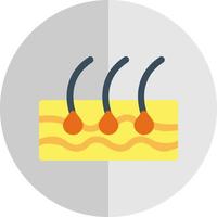 diseño de icono de vector de epidermis