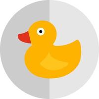 Rubber Duck Vector Icon Design