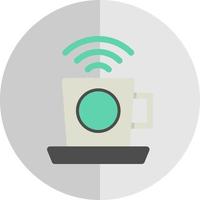 Cafe Wifi Vector Icon Design