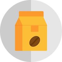 Coffee Bag Vector Icon Design