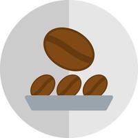 diseño de icono de vector de granos de café