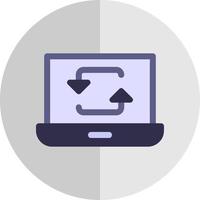 diseño de icono de vector de sincronización de datos