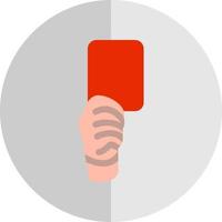 Red Card Vector Icon Design