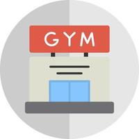 diseño de icono de vector de gimnasio