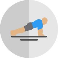 diseño de icono de vector de flexiones