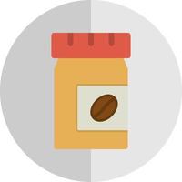 Coffee Jar Vector Icon Design