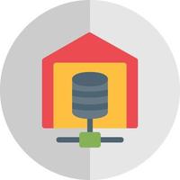 Data Warehouse Vector Icon Design