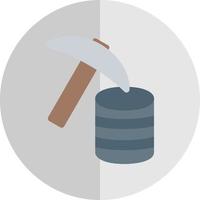 diseño de icono de vector de minería de datos